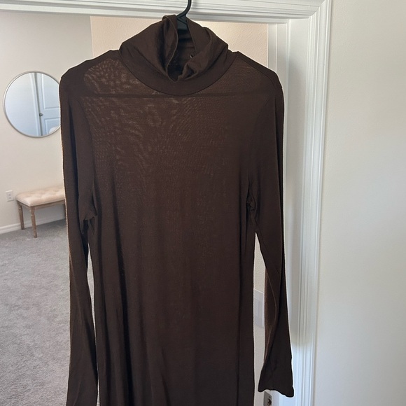 Ralph Lauren Brown Long Sleeve Sweater Dress - Picture 6 of 13